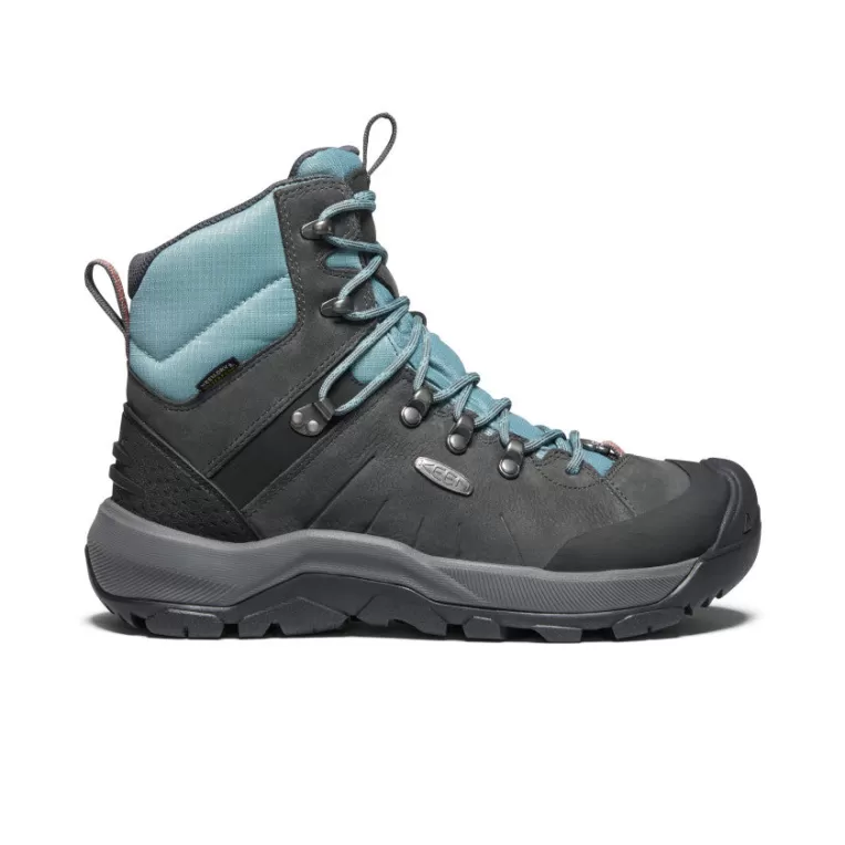 Women KEEN Leather | Boots | Women's Revel IV Polar Waterproof Boot   |  Magnet/North Atlantic