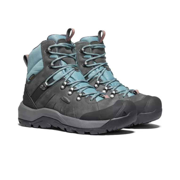 Women KEEN Leather | Boots | Women's Revel IV Polar Waterproof Boot   |  Magnet/North Atlantic