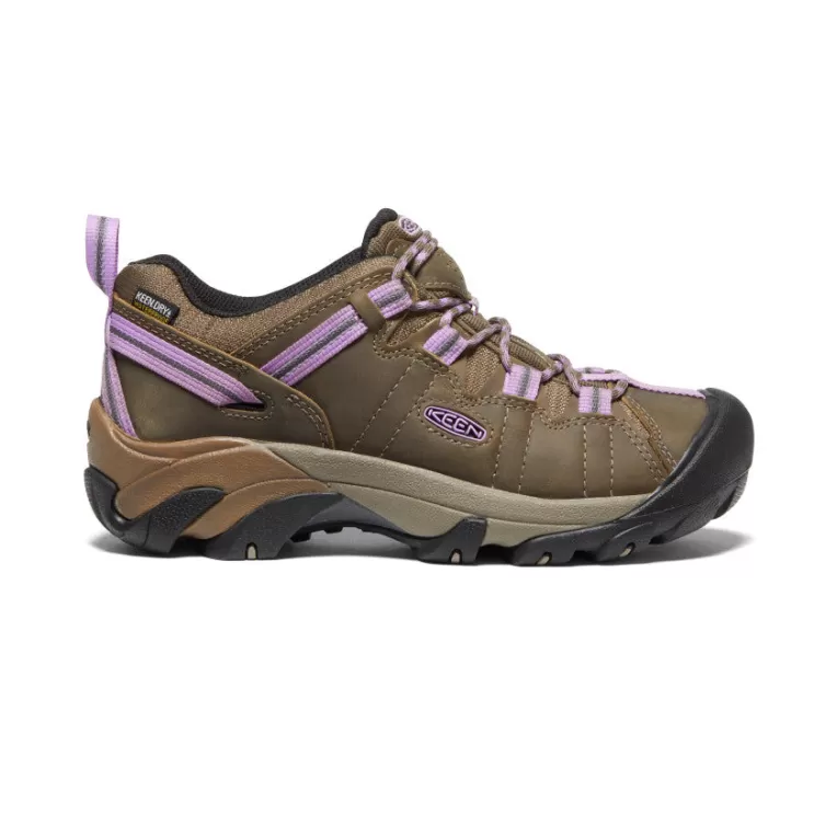 Women KEEN Leather | Shoes | Women's Targhee II Waterproof   |  Timberwolf/English Lavender