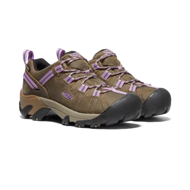Women KEEN Leather | Shoes | Women's Targhee II Waterproof   |  Timberwolf/English Lavender