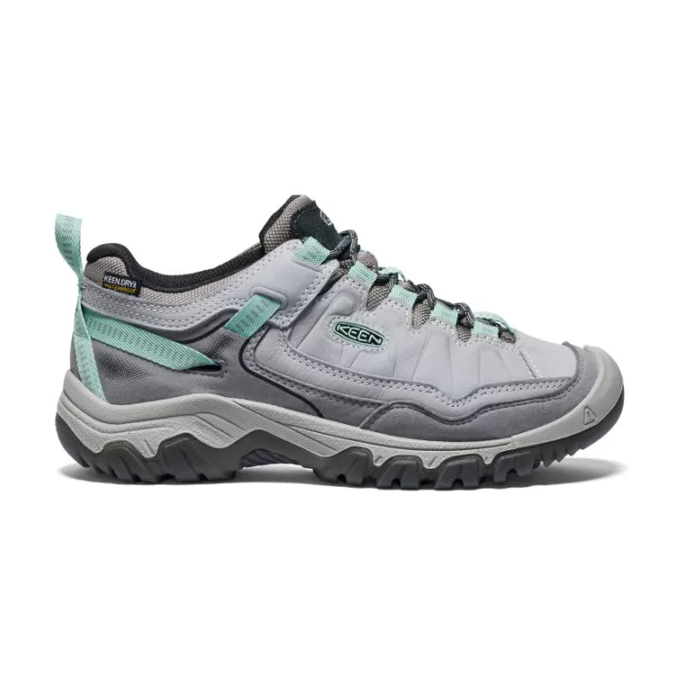 Women KEEN Leather | Shoes | Women's Targhee IV Waterproof Hiking Shoe   |  Alloy/Granite Green
