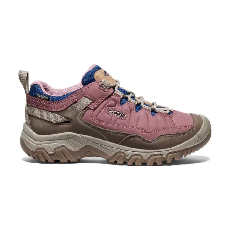 Women KEEN Leather | Shoes | Women's Targhee IV Waterproof Hiking Shoe   |  Rose Brown/Plaza Taupe
