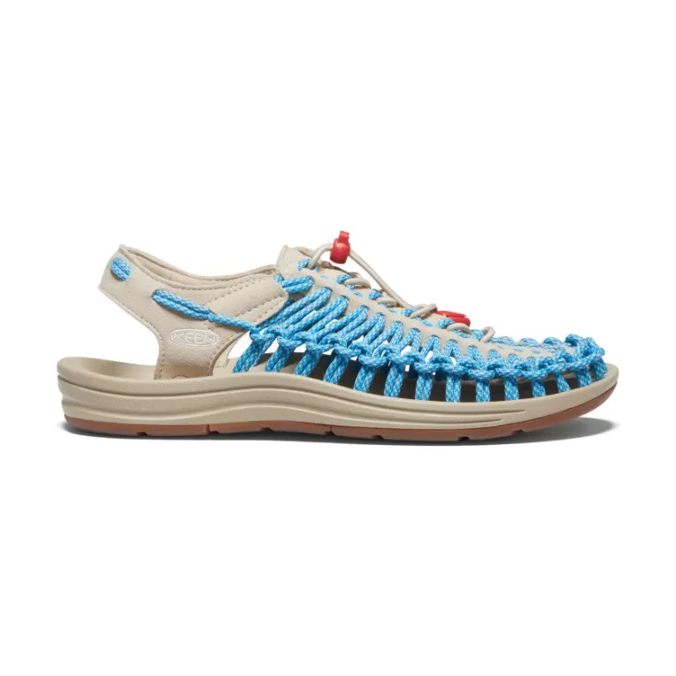 Women KEEN Sandals | Women's UNEEK Sneaker   |  Safari/Vivid Blue