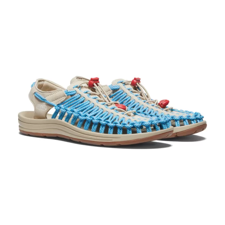 Women KEEN Sandals | Women's UNEEK Sneaker   |  Safari/Vivid Blue
