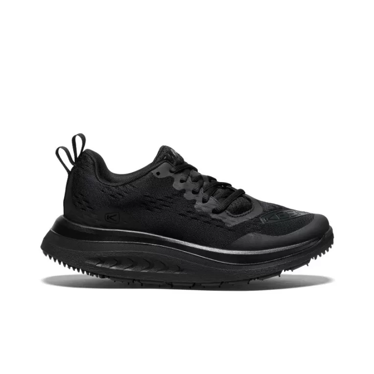 Women KEEN Shoes | Women's WK400 Walking Shoe   |  Triple Black
