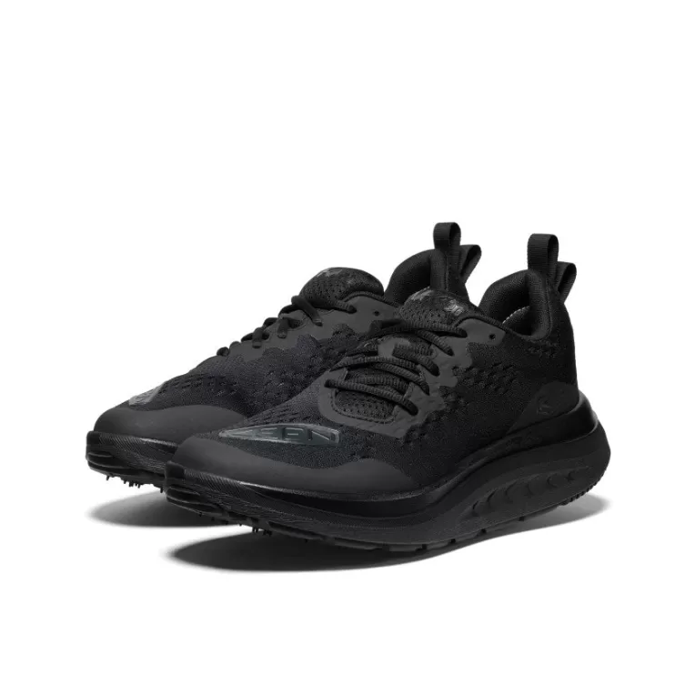Women KEEN Shoes | Women's WK400 Walking Shoe   |  Triple Black
