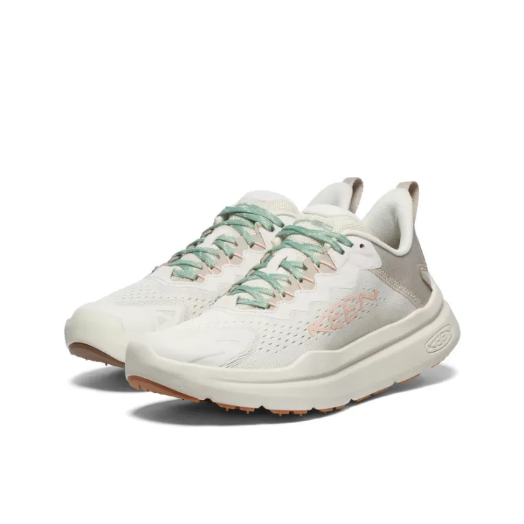 Women KEEN Shoes | Women's WK450 Walking Shoe   |  Birch/Peach Parfait