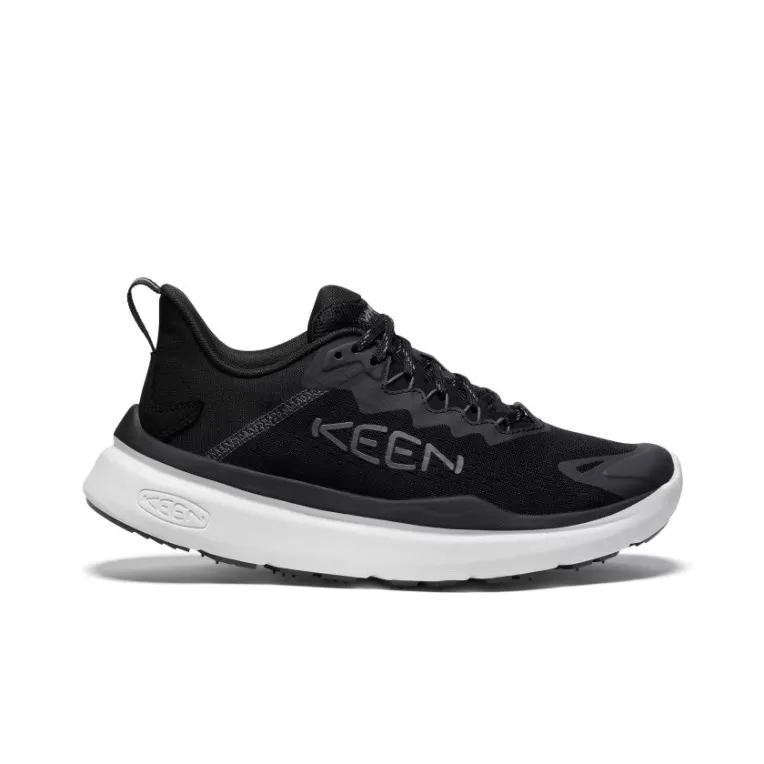 Women KEEN Shoes | Women's WK450 Walking Shoe   |  Black/Star White