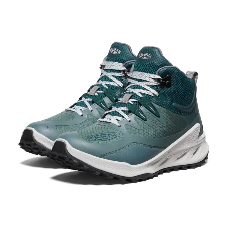 Women KEEN Boots | Women's Zionic Waterproof Hiking Boot   |  Dark Forest/Sea Moss