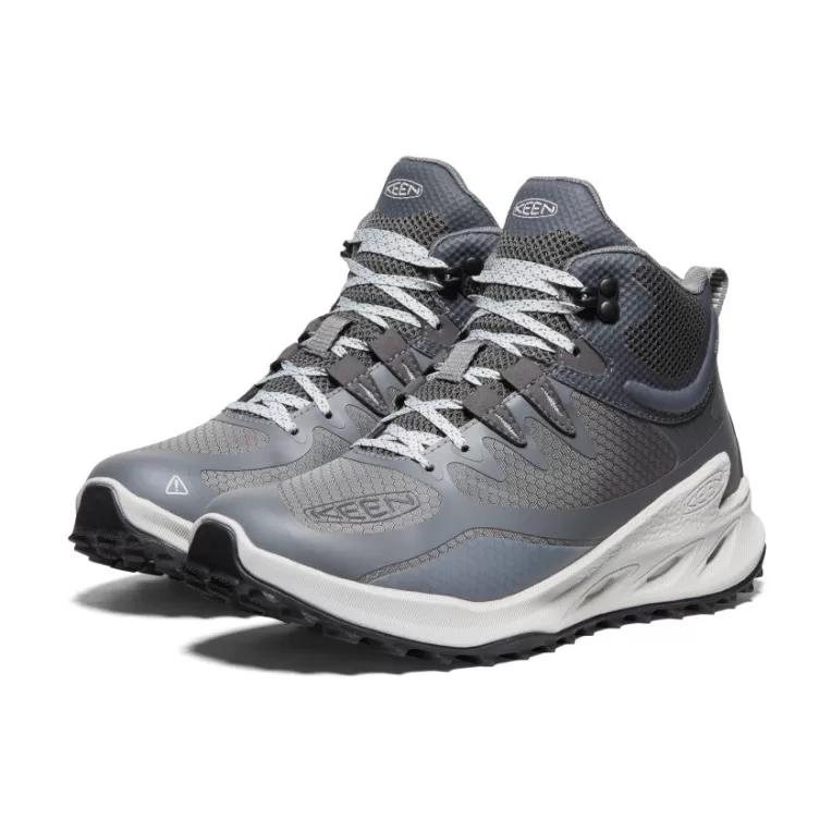 Women KEEN Boots | Women's Zionic Waterproof Hiking Boot   |  Steel Grey/Magnet