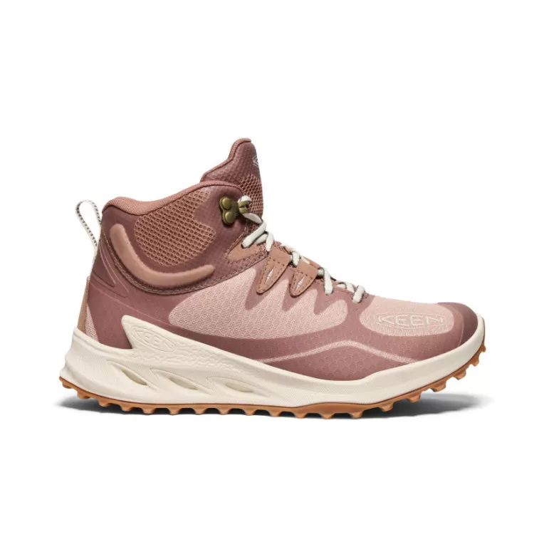 Women KEEN Boots | Women's Zionic Waterproof Hiking Boot   |  Warm Taupe/Birch